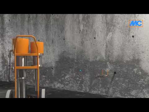 MC-Injekt GL-95 TX: Στεγανοποίηση υπόγειων κατασκευών (Curtain Injection)