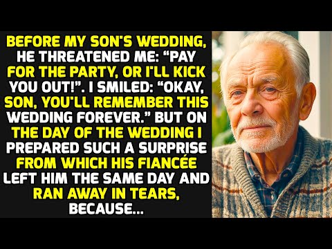 Before My Son's Wedding, He Threatened Me: “Pay For The Party Or I'll Kick You Out!” But I.. STORIES