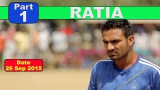 (1) Ratia (Haryana) Kabaddi Touranament 26 Sep 2015