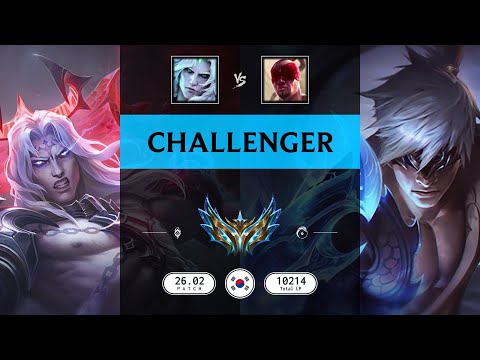 Challenger Match: Over 10.000 LP - KR server Patch 26.02