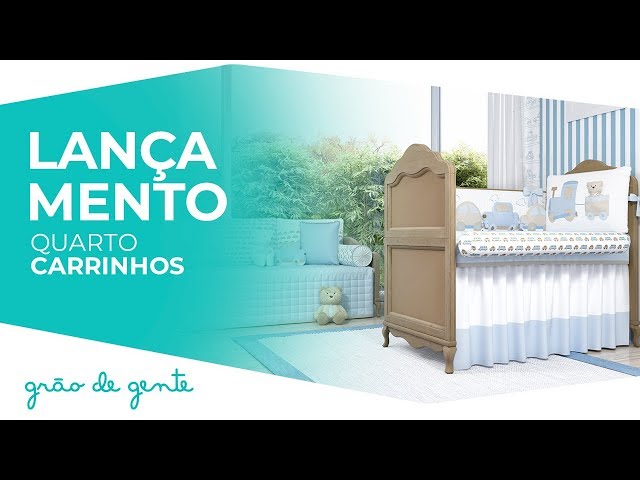 Quarto de Bebê Carrinhos - Grão de Gente