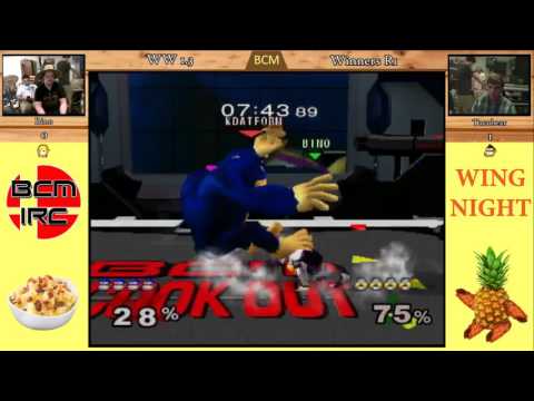 WW 1.3 Melee - Bino (Sheik) vs Tacobear (DK) - Winners R1