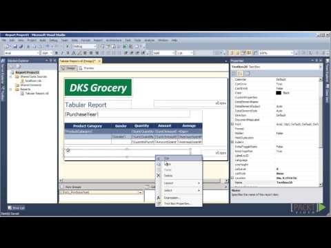 Creating Reports with SSRS 2012 Tutorial: Displaying Report Metadata | packtpub.com