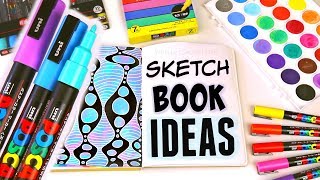 SKETCHBOOK IDEAS with POSCA PAINT PENS
