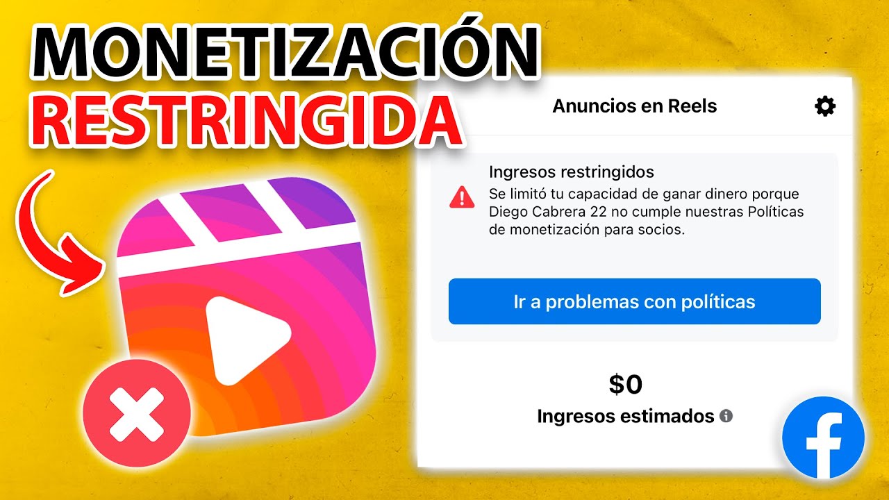 Monetización Restringida en Reels de Facebook 💰 (SOLUCIÓN) 2023