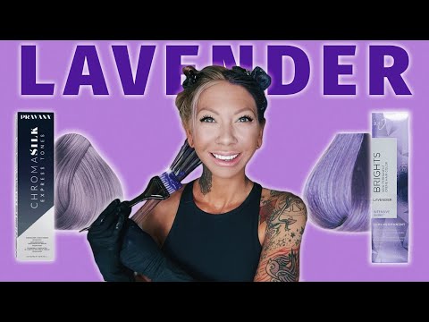 Pravana vs. Sally's: Lavender Hair Color