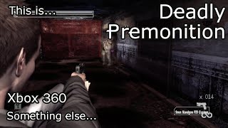 This is Deadly Premonition for the XBOX 360