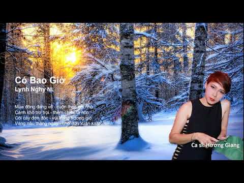 Có bao giờ Sheet - Hương Giang
