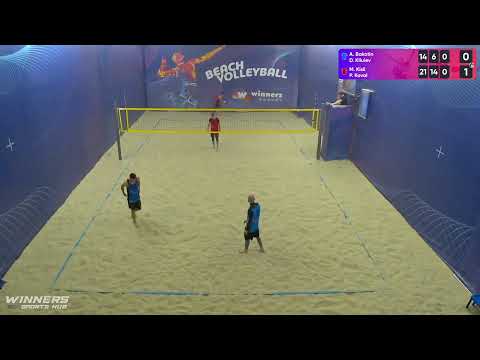 22:45 A.Bakotin / D.Kliuiev - M.Kisil / P.Koval | Winners Beach Volleyball