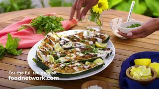 Butterball Grilled Ground Turkey Zucchini Boats Teaser