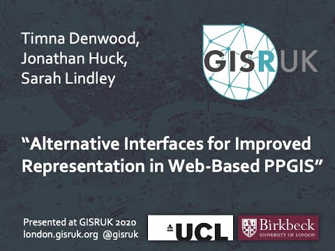 GISRUK 2020: Paper 44-Alternative Interfaces for Improved Representation in Web-Based PPGIS
