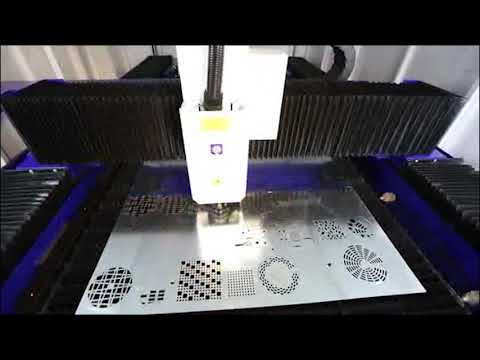 Metal cutting with sltl's laser machine: vector