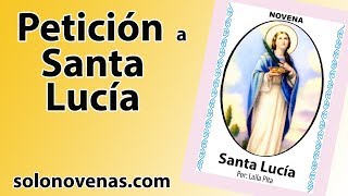 10: Santa Lucía Para Ver Bien con los Ojos de Cuerpo, Mente y Espíritu