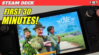 One Military Camp on the Steam Deck - Is it Playable?