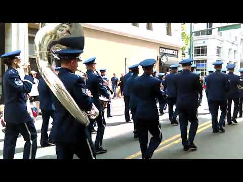 The US Air Force Heritage of America Band at NATO Parade, 2023