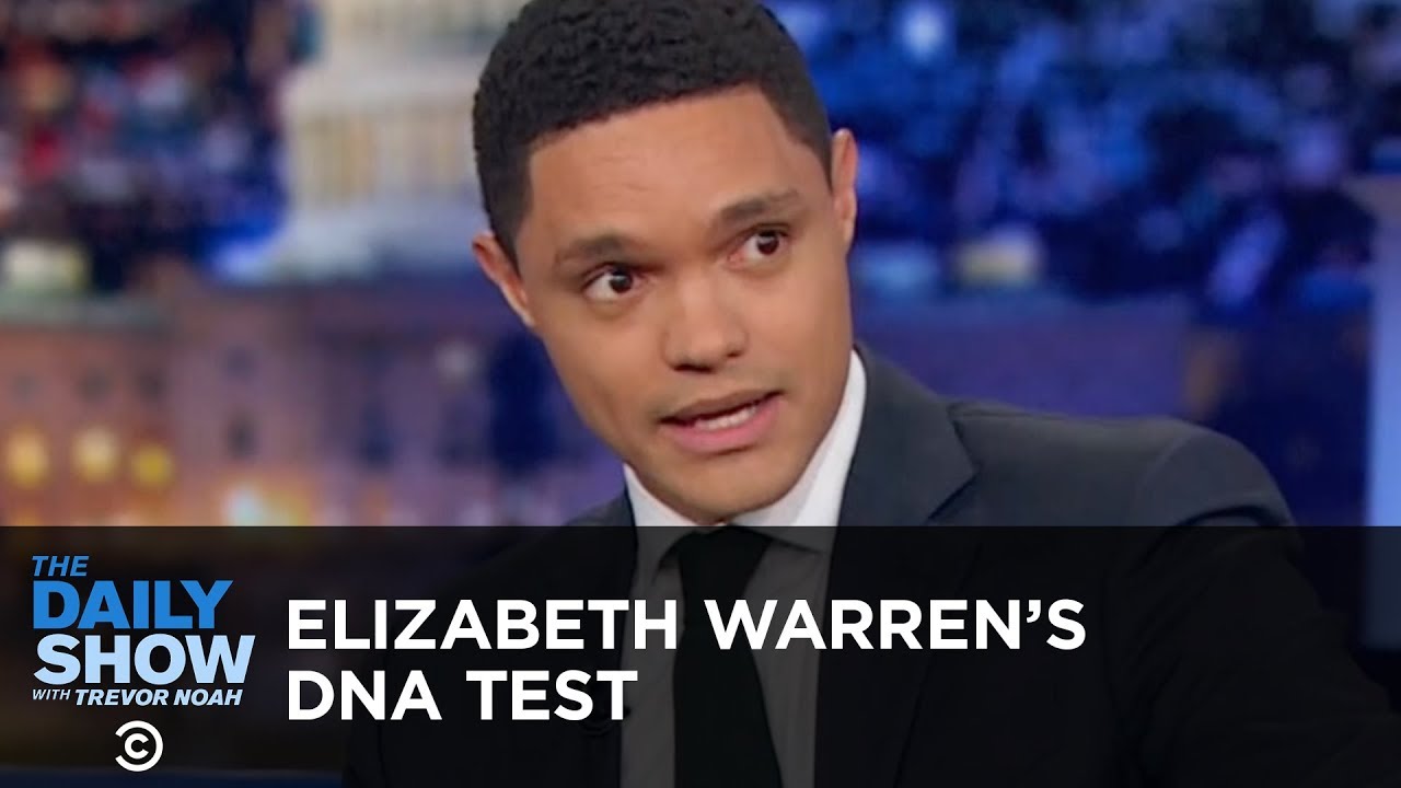 Elizabeth Warrenâ€™s DNA Test - Between the Scenes | The Daily Show - YouTube