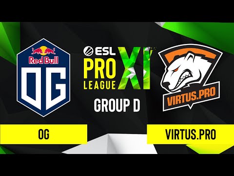 CS:GO - Virtus.pro vs. OG [Overpass] Map 2 - ESL Pro League Season 11 - Group D