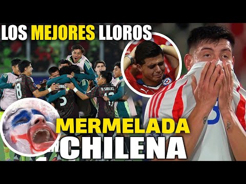 The saddest and funniest reactions from Chileans to being eliminated vs. Mexico! 3 Doritos later!