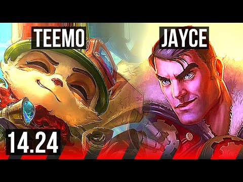 TEEMO vs JAYCE (TOP) | Rank 13 Teemo | KR Master | 14.24