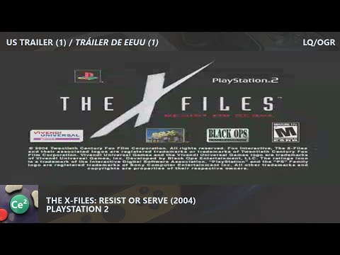 The X-Files: Resist or Serve | PS2 | 2004 | Video Game US Trailer (1) | LQ/OGR