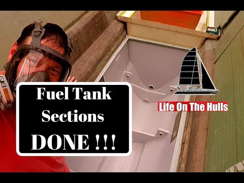 Ep082 Fuel Tank Section DONE!! - Life On The Hulls - Catamaran Build Ep082