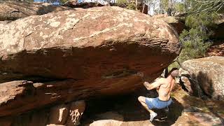 Video thumbnail of La Frontera, 7c+. Albarracín