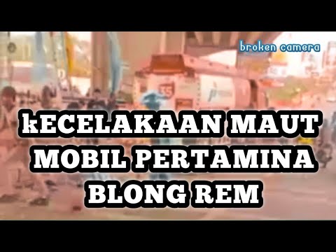 kecelakaan maut|| truk pertamina menabrak penggendara motor
