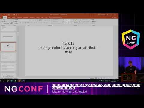Implementing advanced DOM manipulation scenarios - Maxim NgWizard Koretskyi