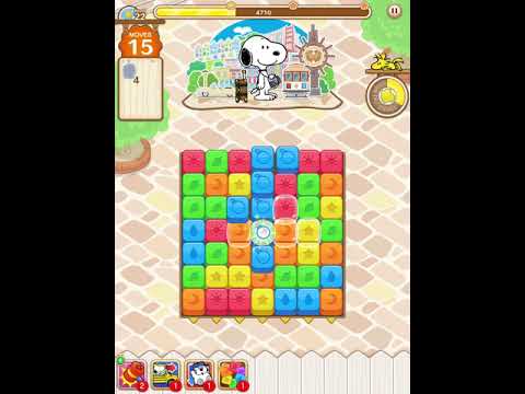 SNOOPY Puzzle Journey Level 22 (No Boosters) | SNOOPY Puzzle Journey Gameplay