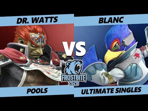Frostbite 2020 SSBU Pools - Dr. Watts (Ganondorf) Vs. blanc (Falco) Smash Ultimate Singles