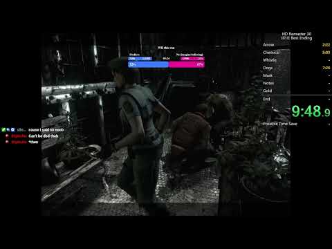 (Console WR) Jill Invisible Enemy Best Ending Speedrun 1:31:34