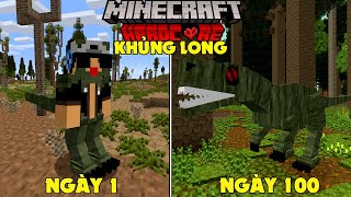 RAKYVN LÀM KHỦNG LONG SINH TỒN 100 NGÀY TRONG MINECRAFT SIÊU KHÓ !