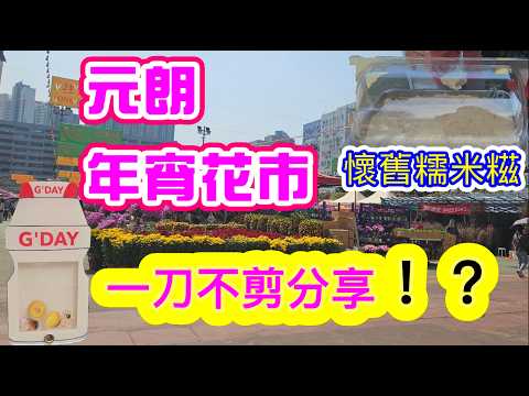 [香港遊系列]✨️2026元朗年宵花市 ✨️懷舊糯米糍元朗東頭工業區遊樂場年宵市場 一刀不剪？行花市 農曆新年 🐴馬年行大運 龍馬精神 福氣滿門🌸🌹🌻🌼🍊  自費項目 元朗區年宵市場2026✨️