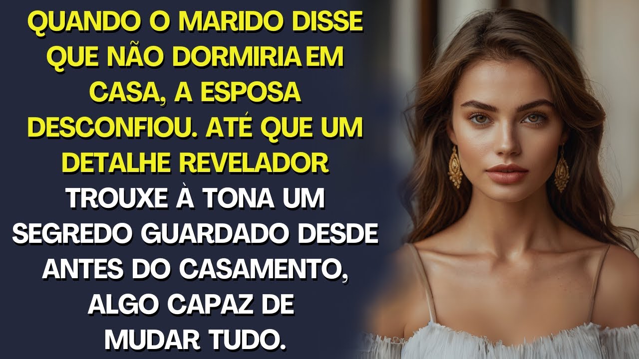 Quando o marido disse que não dormiria em casa, a esposa desconfiou, mas um segredo veio à tona.