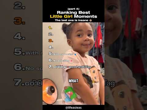 Ranking Best Little Girl Moments 👧 (Part 4)