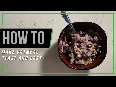 How To Make Simple Oatmeal 😋 For a Fast and Healthy Breakfast┃#AttainVideos