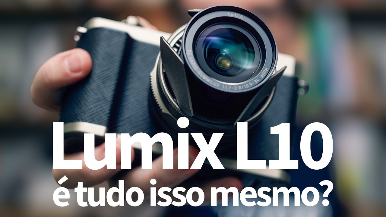 A câmera mais comentada da atualidade: Panasonic Lumix L10! Vale o preço? Análise super detalhada.