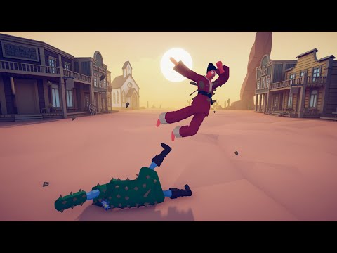 TABS - CACTUS vs EVERY UNIT 1v1 - Wild West faction & Win Conditions Update