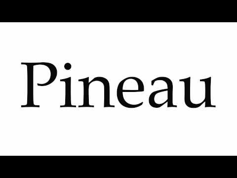 How to Pronounce Pineau