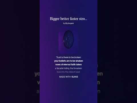 Bigger better faster stronger