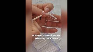 kolay protez tırnak yapımı hazir jel tips ile