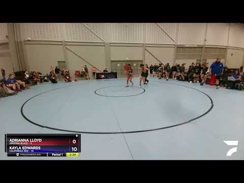 127 Lbs Round 3 (8 Team) - Adrianna Lloyd, Arizona Black Vs Kayla Edwards, California Red 0ad4