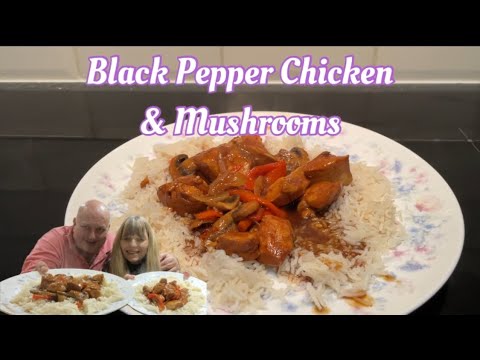 This Black Pepper Chicken & Mushroom Dish is Seriously Banging!