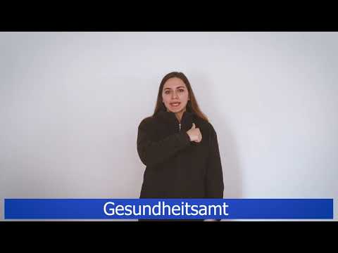 Gebärde der Woche KW 19 "Gesundheitsamt"