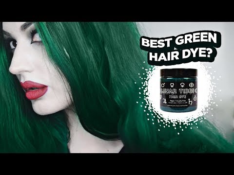 THE PERFECT DARK GREEN? Lunar Tides Hair Review