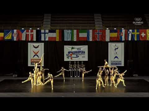 SENIOR TEAM CHEER JAZZ GREECE. ICU EUROPEAN CHEERLEADING CHAMPIONSHIPS 2023.