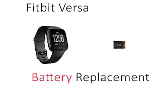 Tutorial Teardown How To Replace Remove Battery Fitbit Versa