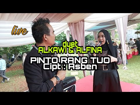 Duet ALKAWI & ALFINA " PINTO RANG TUO " Live ( Official Music Video )