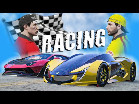Street Racing using Animated Ferrari in GTA 5 RP