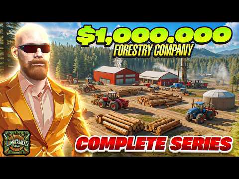 I Built a FORESTRY EMPIRE From NOTHING - The Lumberjack's Saga Full Survival Series | FS25